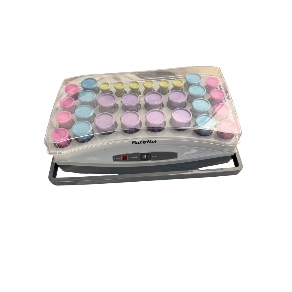 BaByliss Pro Ceramic Hot Rollers Set 20 Roller Hair Setter Tested Working